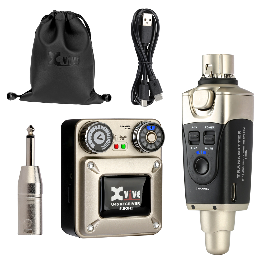 Xvive U45 In Ear Monitor System 5.8Ghz