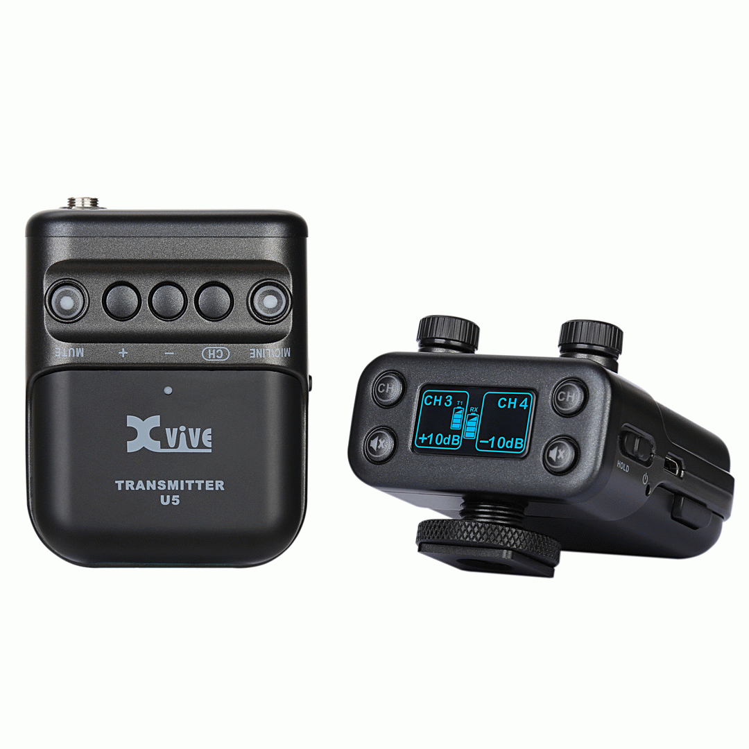 Xvive U5 Camera-Mount Single Wireless Lapel Mic System