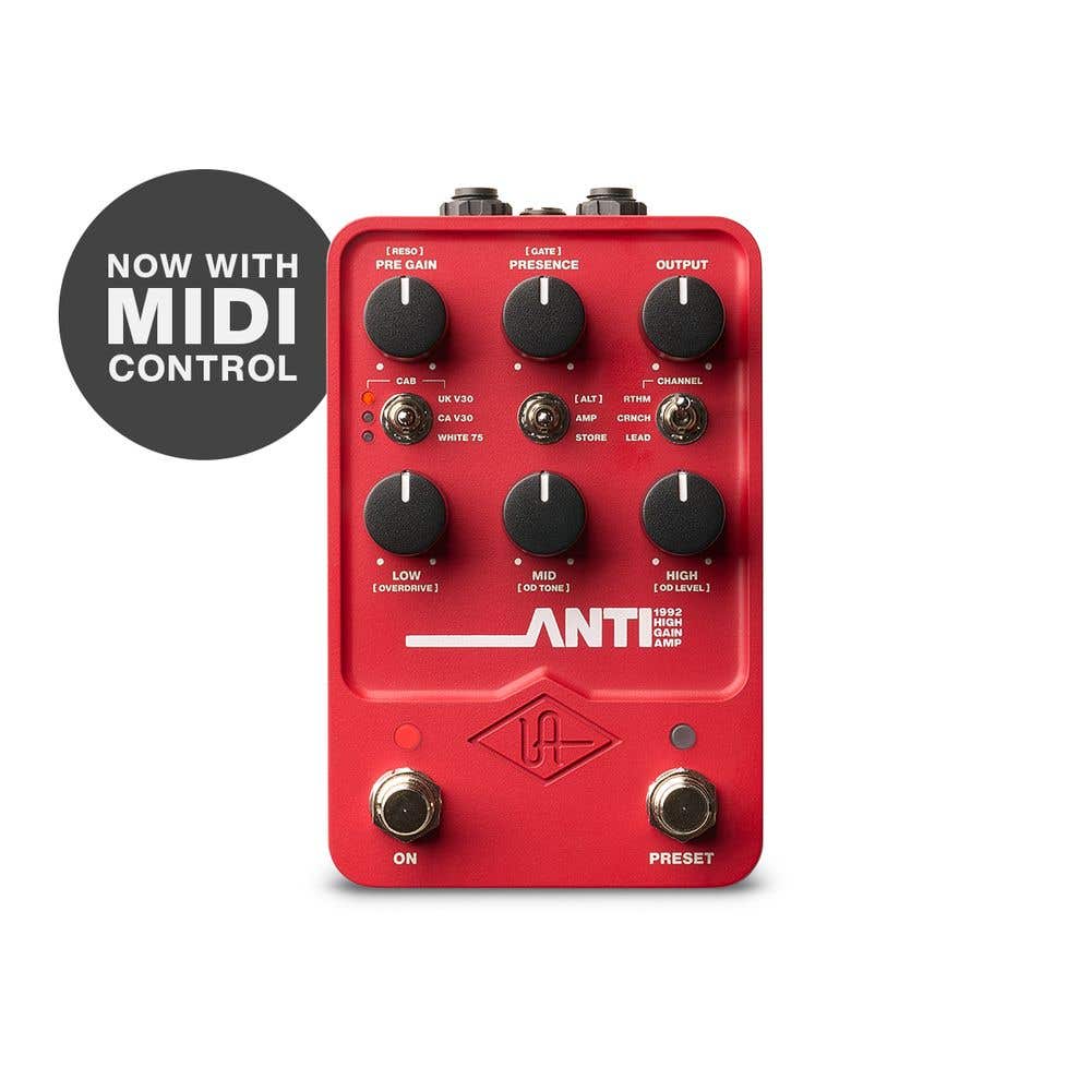 Universal Audio UAFX ANTI 1992 High Gain Amp Pedal