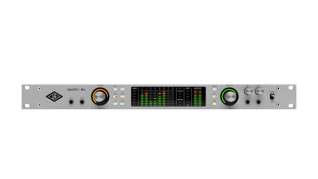 Universal Audio UA Apollo x6 Gen 2 STU (Rack/TB3/MAC/WIN)
