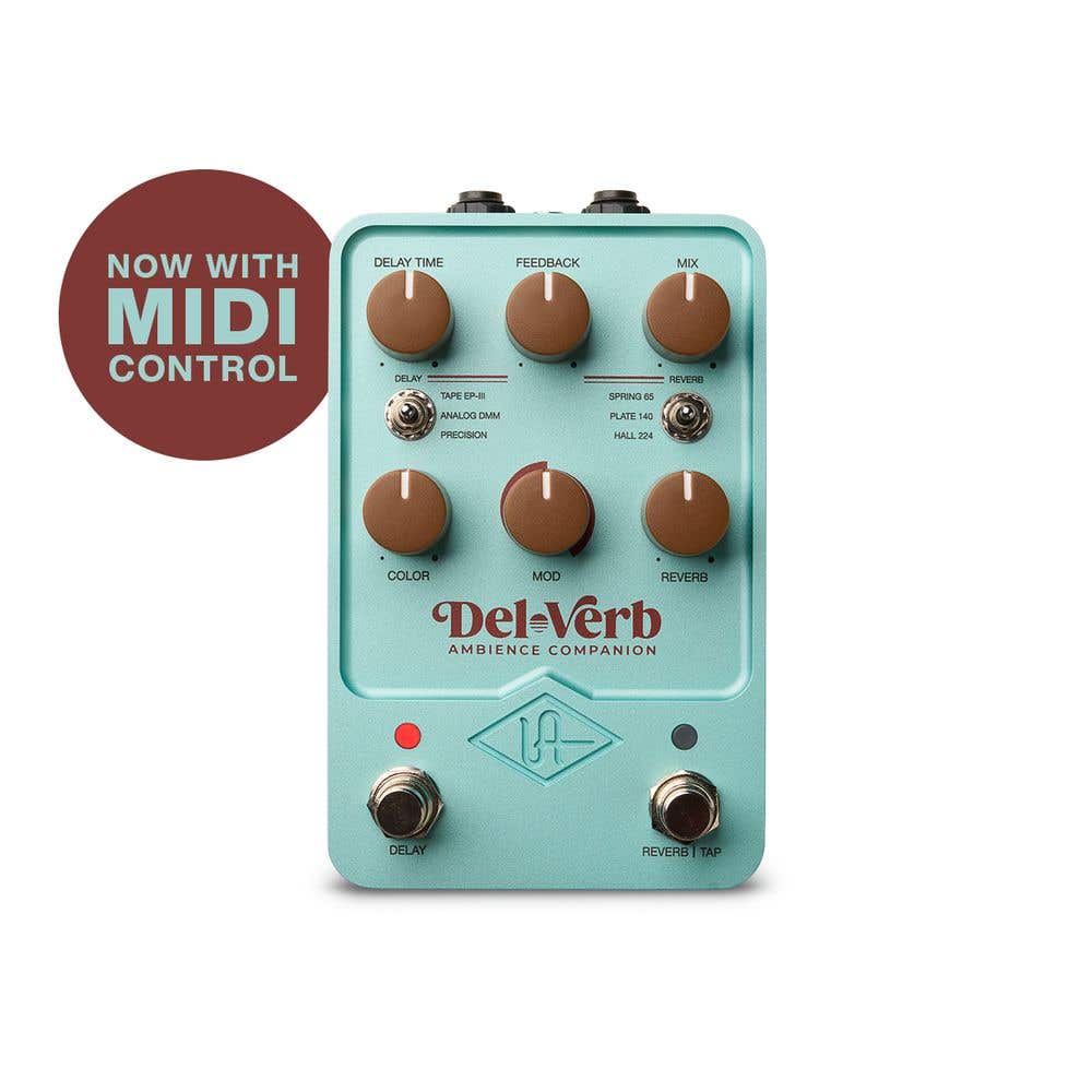 Universal Audio UAFX Del-Verb Ambience Companion Pedal | Better Music