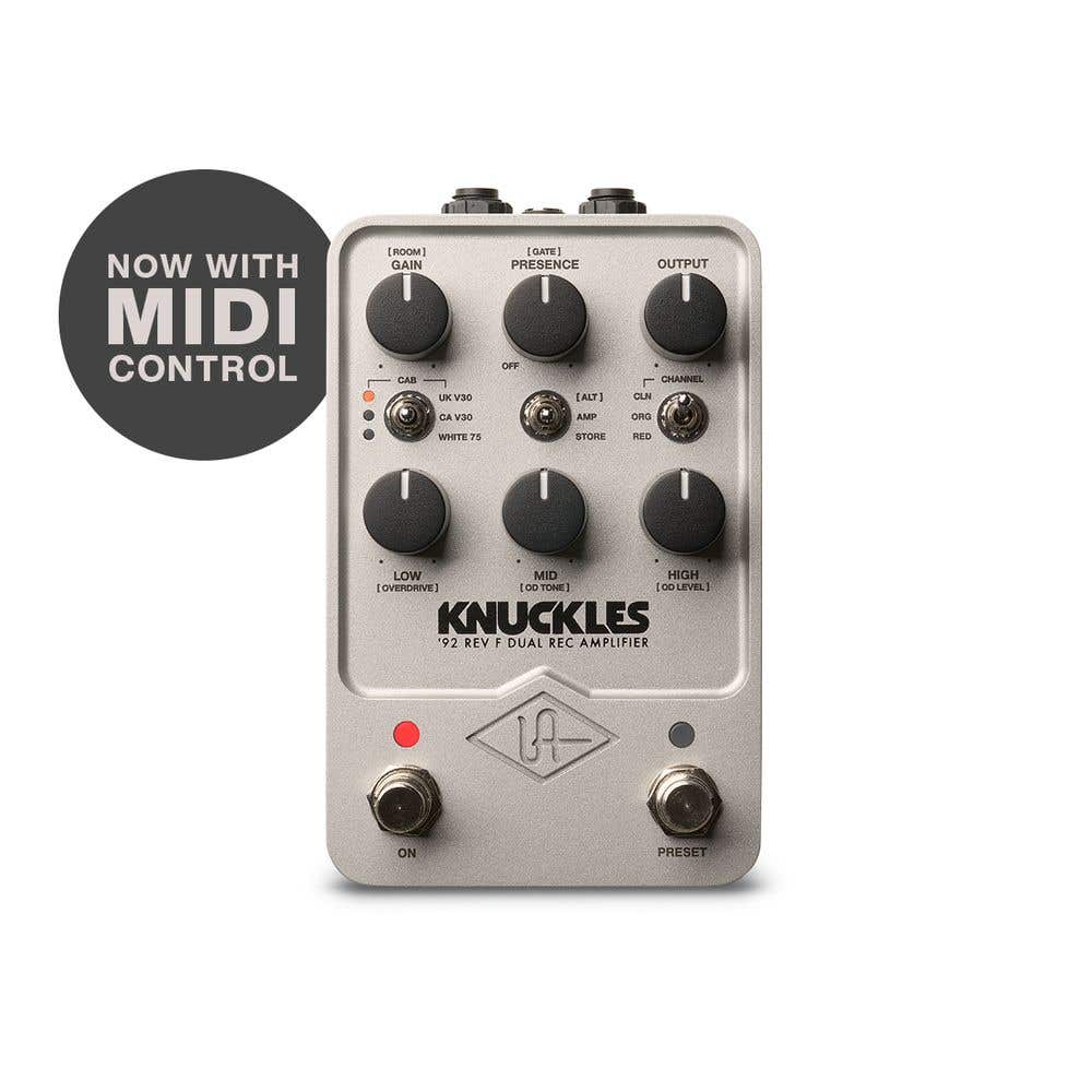 Universal Audio UAFX Knuckles '92 Rev F Dual Rec Amplifier Pedal