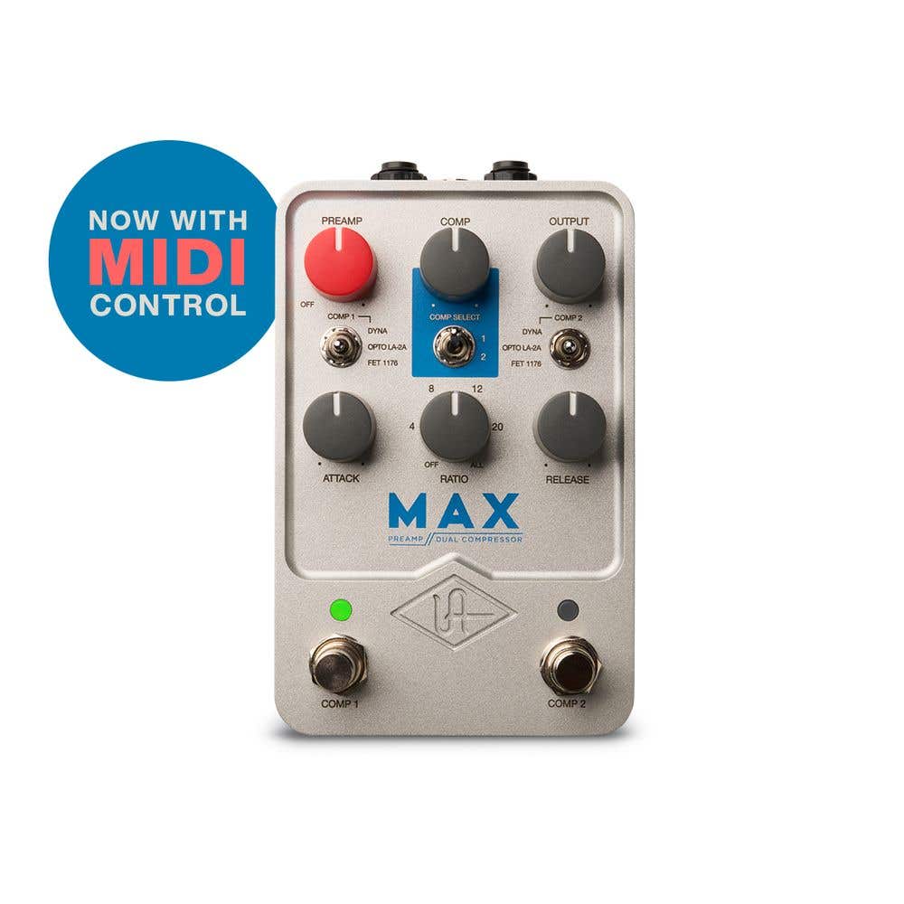 Universal Audio UAFX MAX Preamp + Dual Compressor Pedal