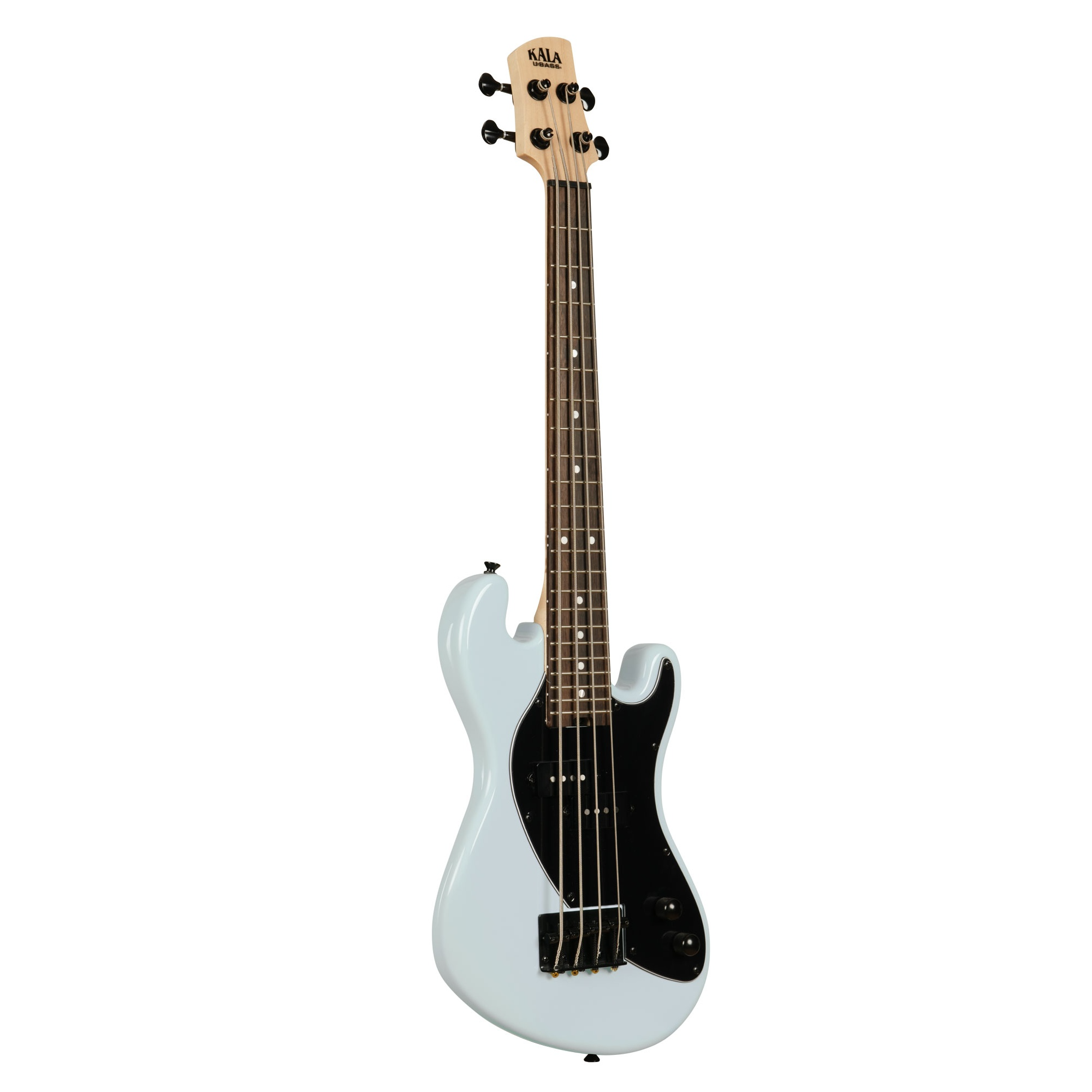 Kala UBASS-SB-CR-FS Solid Body U-Bass - Powder Blue | Better Music