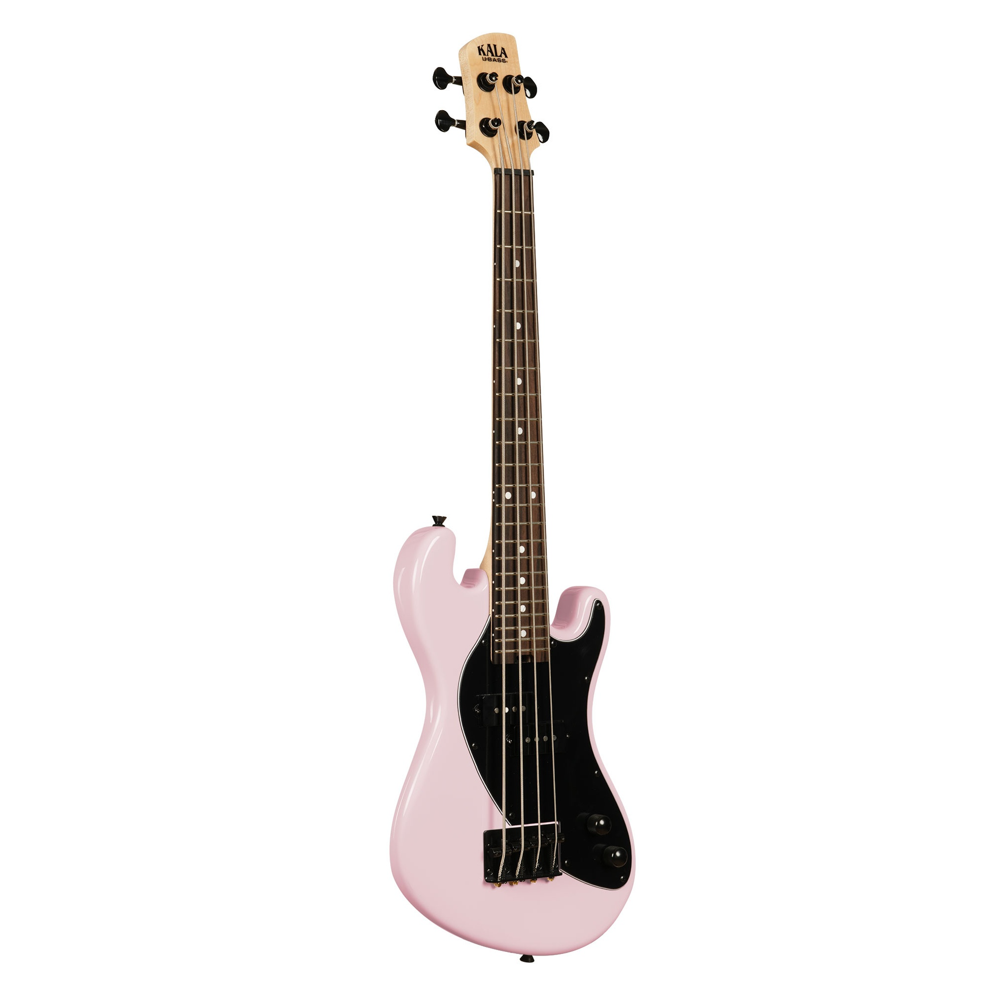 Kala UBASS-SB-CR-FS Solid Body U-Bass - Pale Pink