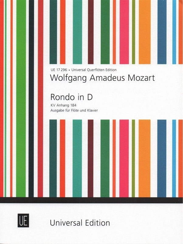 Rondo D K Anh 184 Arr Vester Fl/Pno | Better Music