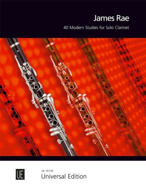 40 Modern Studies for Clarinet / Rae (UNIVERSAL)