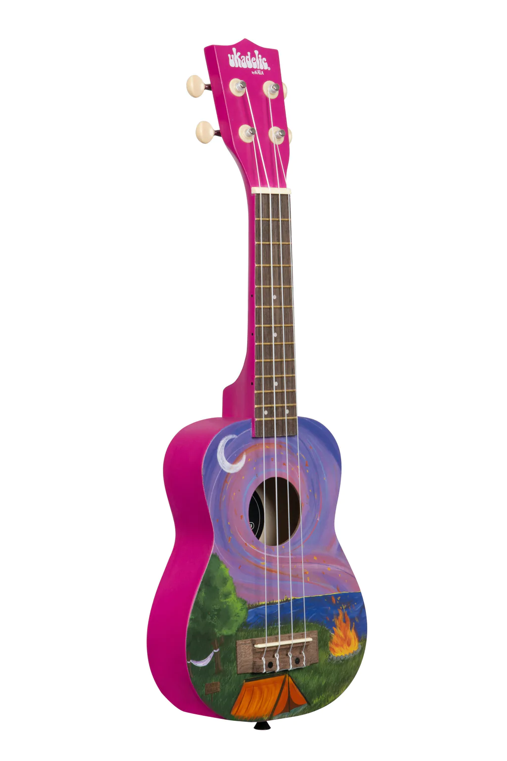 Kala Ukadelic Series Soprano Ukulele - Happy Camper