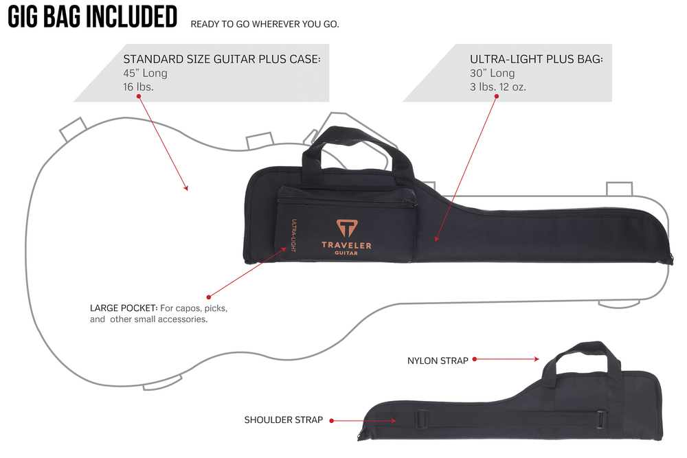 Traveler Guitar Ultra-Light Acoustic Guitar - Maple