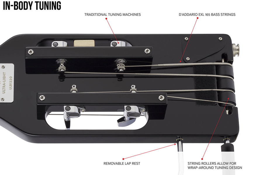 Traveler Guitar Ultra-Light Bass - Gloss Black