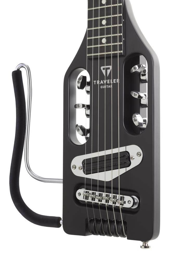 Traveler Guitar Ultra-Light Electric Guitar - Left Handed - Black