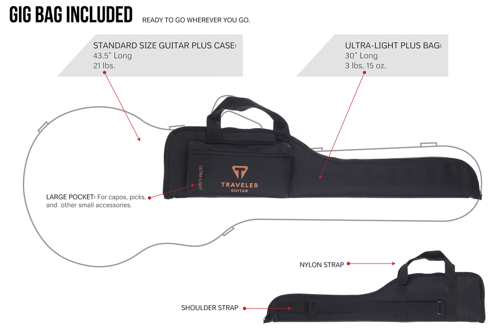 Traveler Guitar Ultra-Light Electric Guitar - Maple