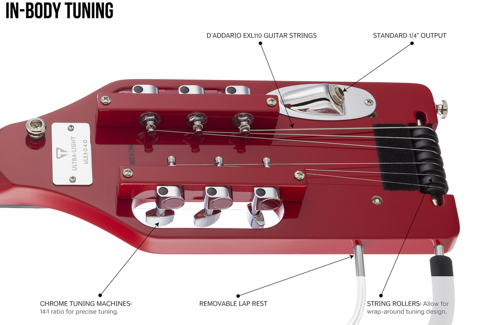 Traveler Guitar Ultra-Light Electric Guitar - Torino Red