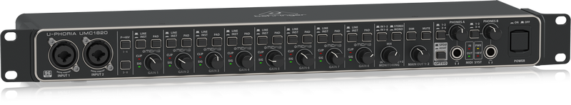 Behringer UMC1820 Audio Interface w/MIDAS Preamps