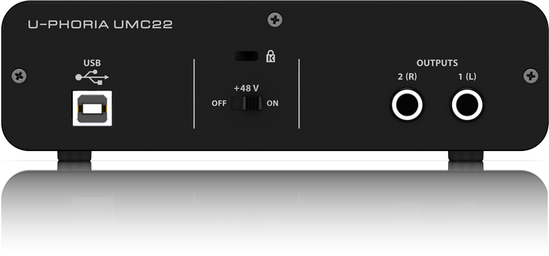 Behringer U-Phoria UMC22 USB Audio Interface