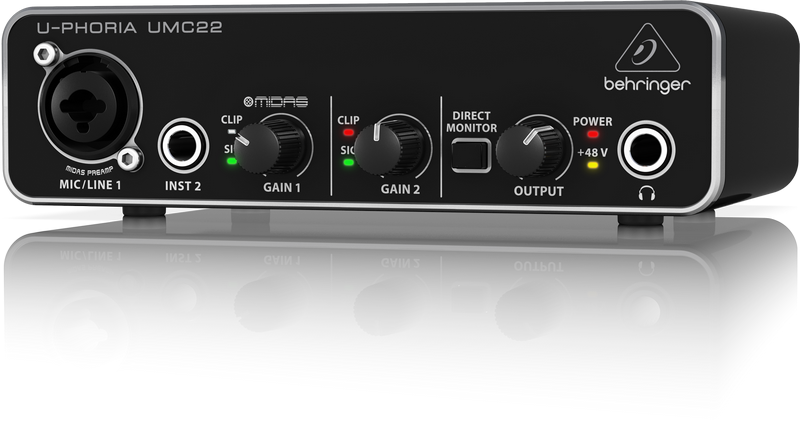 BEHRINGER U-PHORIA UMC22 INTERFACE
