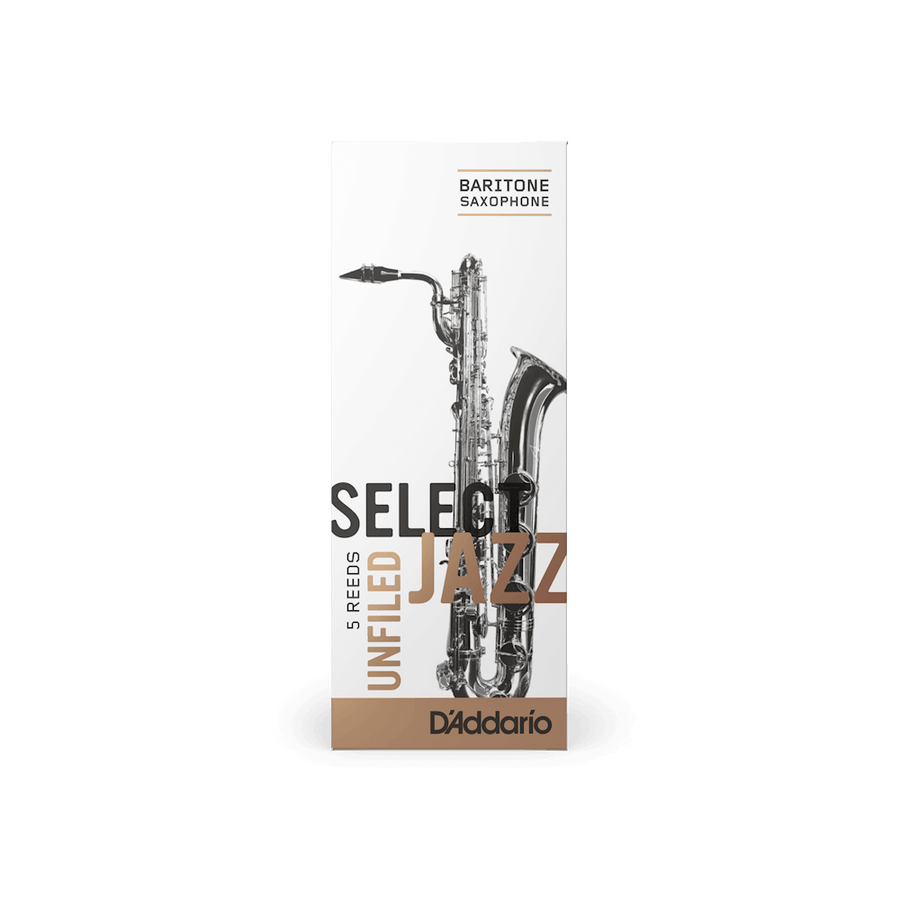 Rico Select Baritone Sax Reed - Unfiled 2H - 5 pack