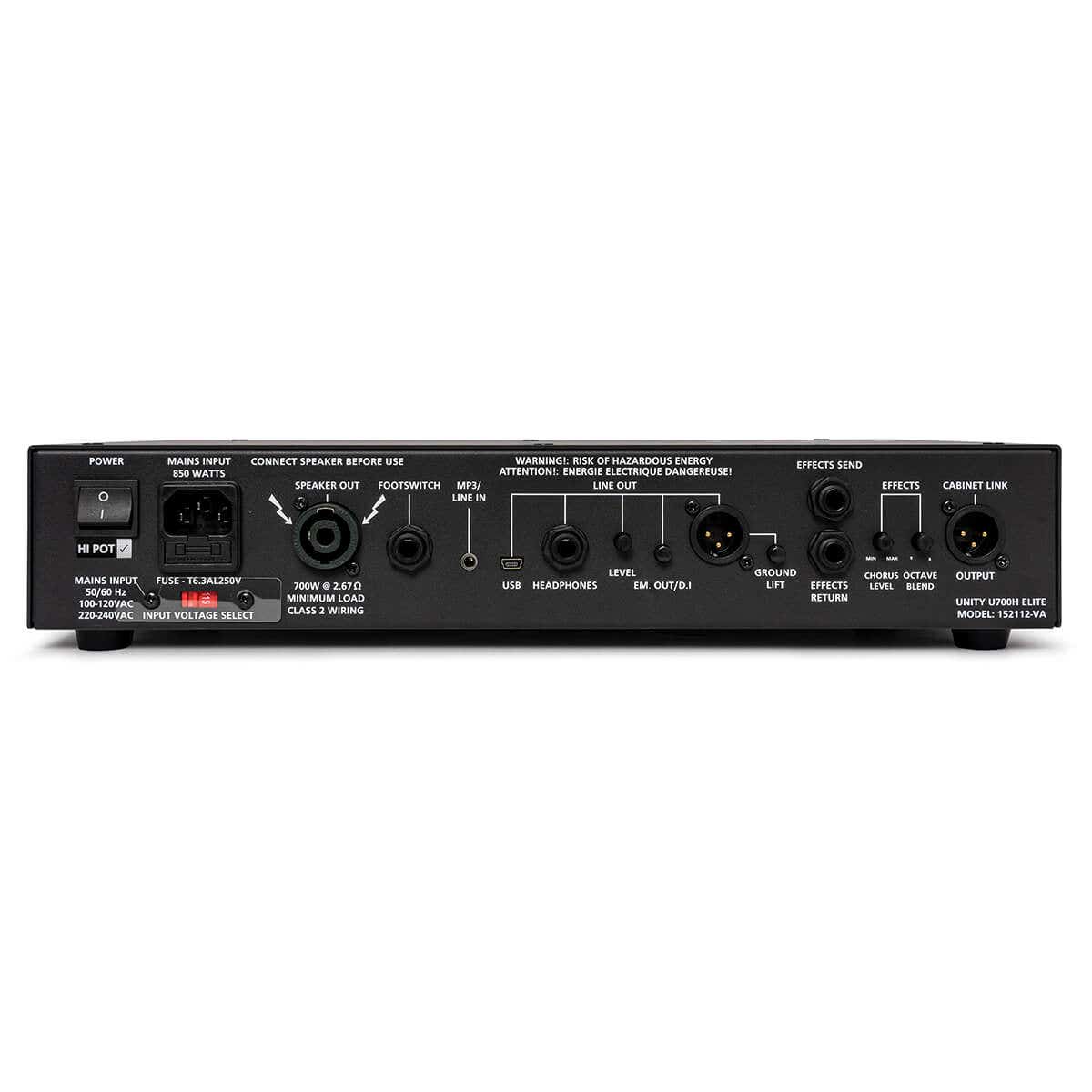 Blackstar Unity Elite 700w Bass Amp Head (U-700H)