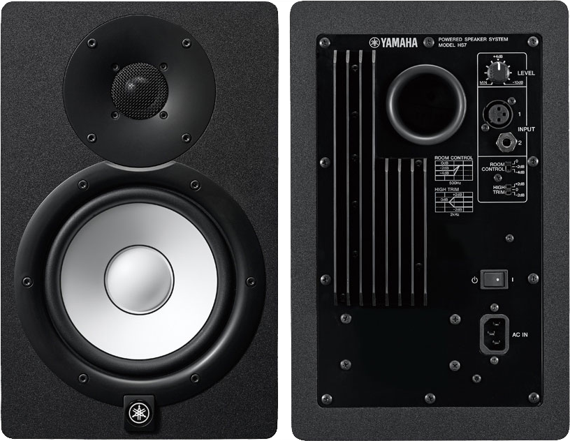 Yamaha HS7 Powered Studio Monitor (Single) - Black