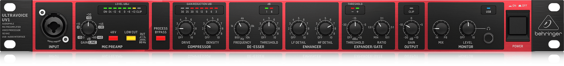 Behringer UV1 Mic Preamp / Vocal Processor / USB Interface