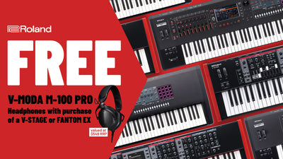 *Free V-MODA M-100 Pro Headphones Promo!