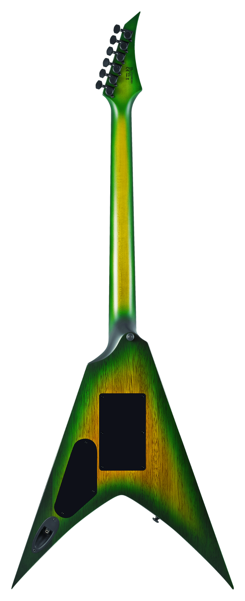 Solar V1.6FRLB Electric Guitar - Flame Lime Burst Matte