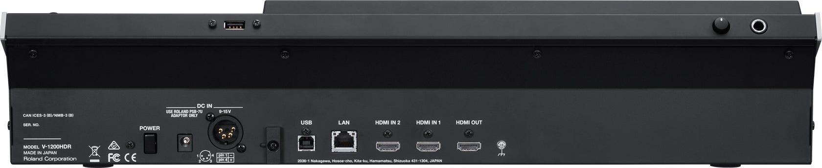 Roland AV V1200HDR Control Surface for the V-1200HD Multi-Format Video Switcher