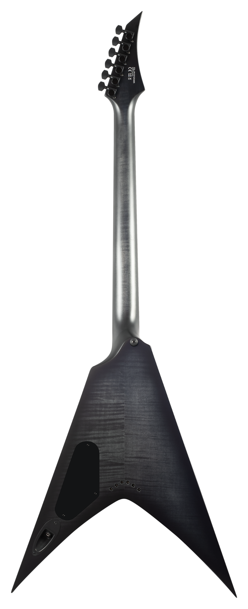 Solar V2.6FBB Baritone Electric Guitar w/Bag - Flame Black Burst