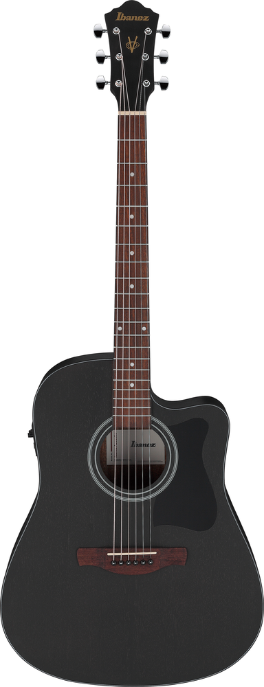 Ibanez VC44CE Acoustic Guitar - Weathered Black Open Pore