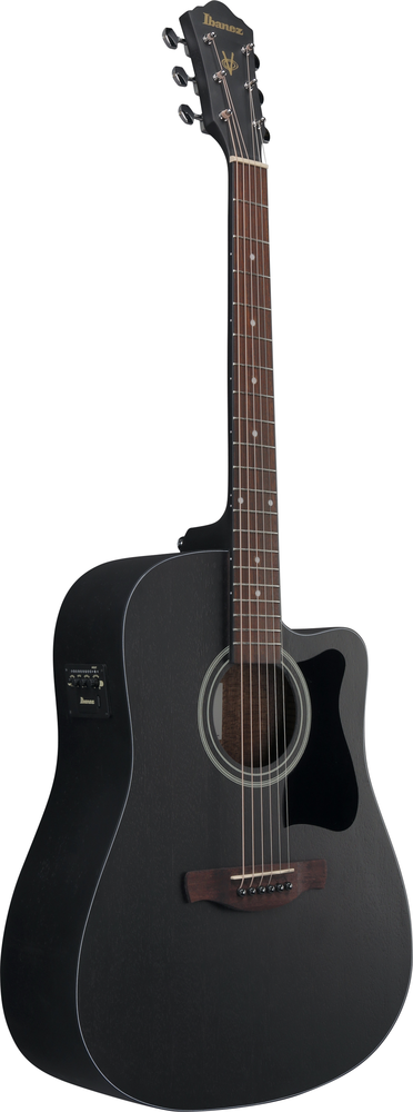 Ibanez VC44CE Acoustic Guitar - Weathered Black Open Pore