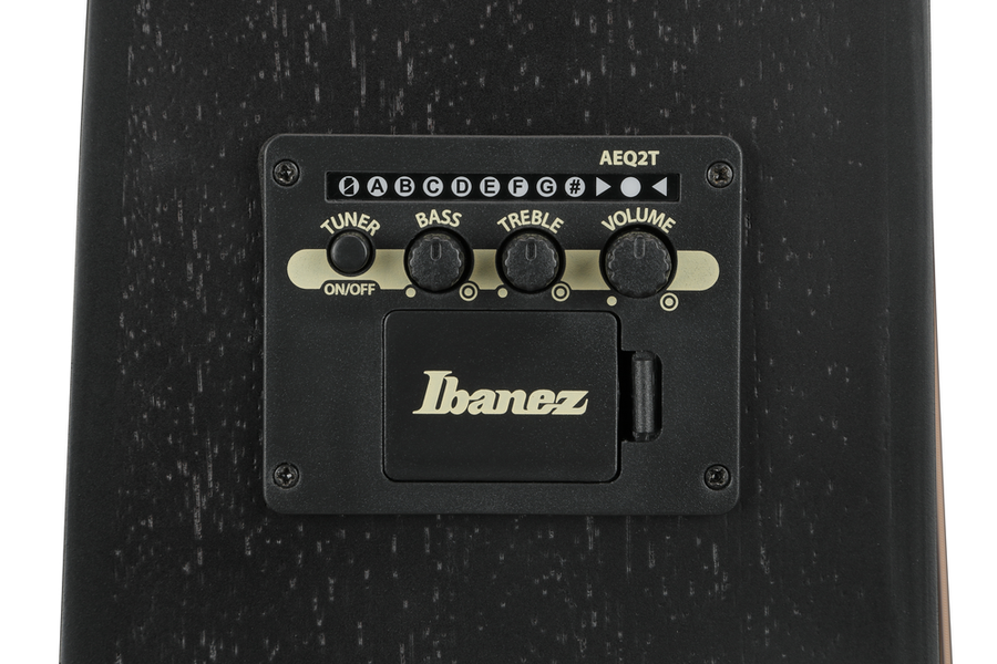 Ibanez VC44CE Acoustic Guitar - Weathered Black Open Pore