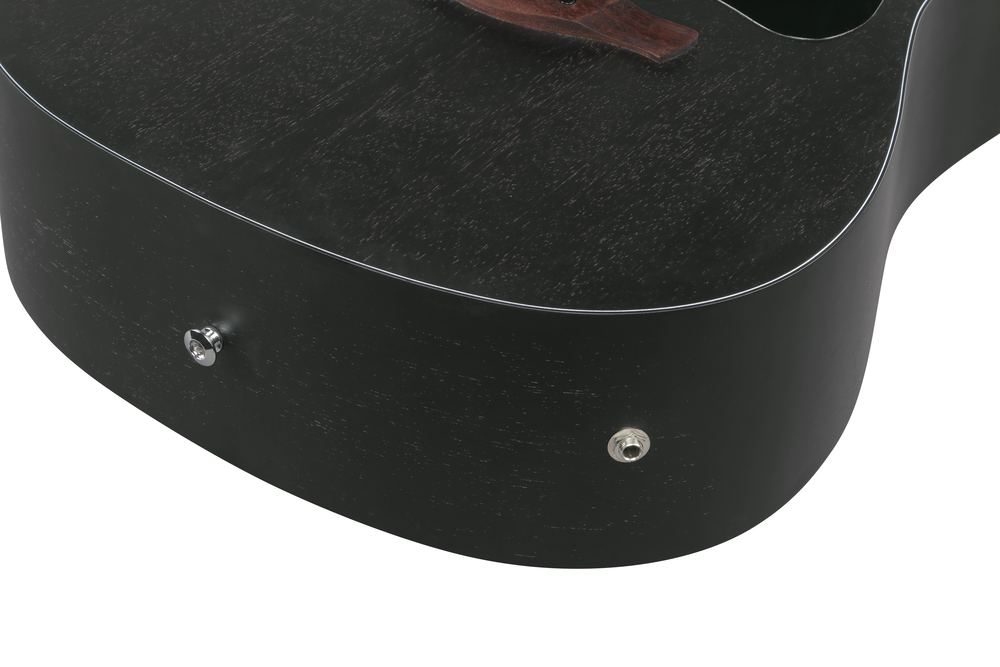 Ibanez V44CE Acoustic Guitar - Weathered Black Open Pore