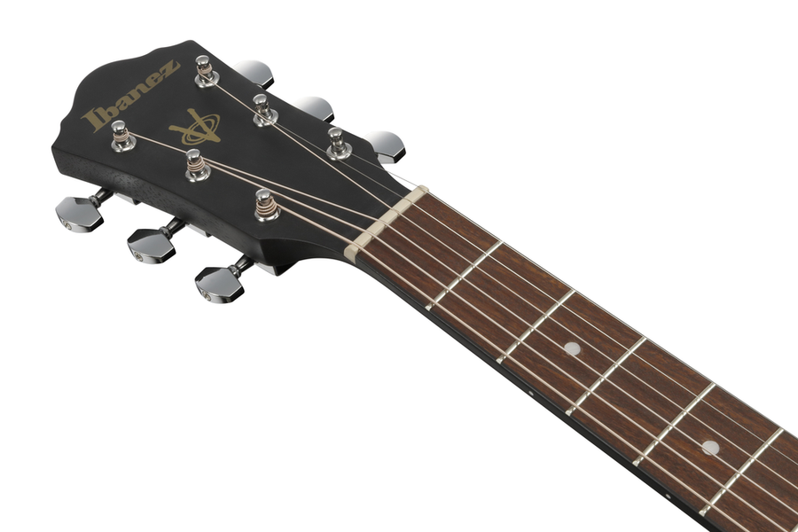 Ibanez V44CE Acoustic Guitar - Weathered Black Open Pore