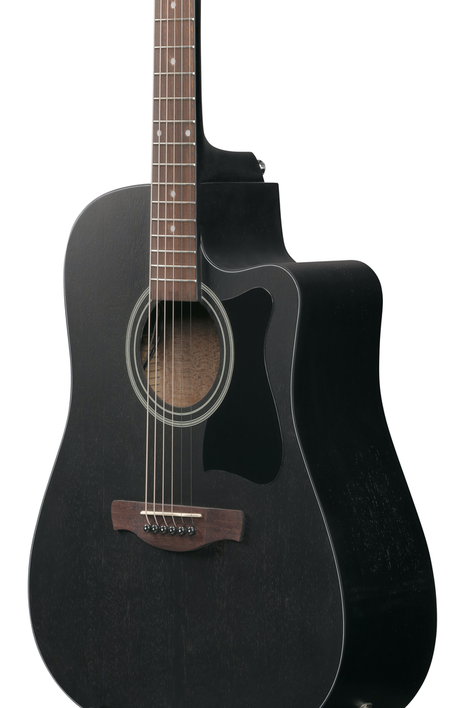 Ibanez VC44CE Acoustic Guitar - Weathered Black Open Pore