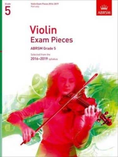 Abrsm Violin Grade 5 2016-19 Score/Part