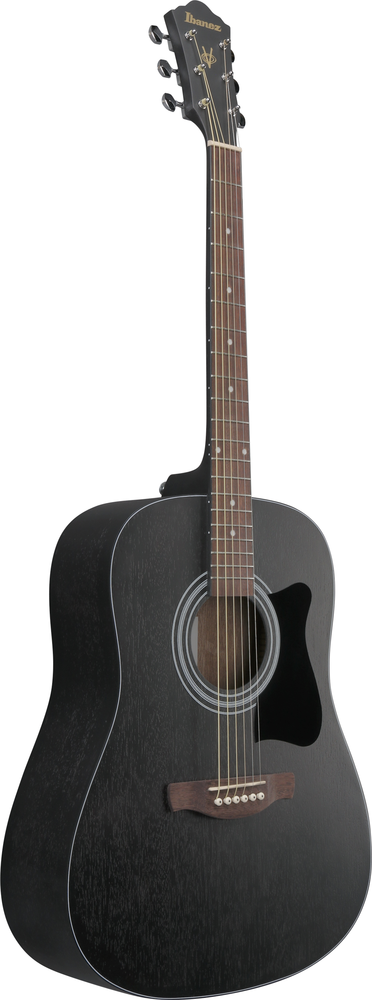 Ibanez V54NJP Acoustic Guitar w/ Bag - Weathered Black Open Pore