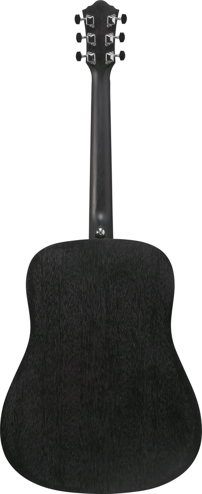 Ibanez V54NJP Acoustic Guitar w/ Bag - Weathered Black Open Pore