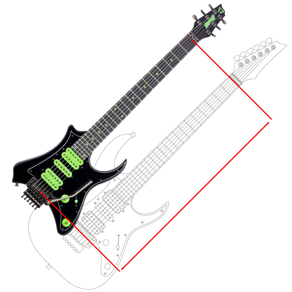 Traveler Guitar Vaibrant 88 Deluxe - Cosmic Black