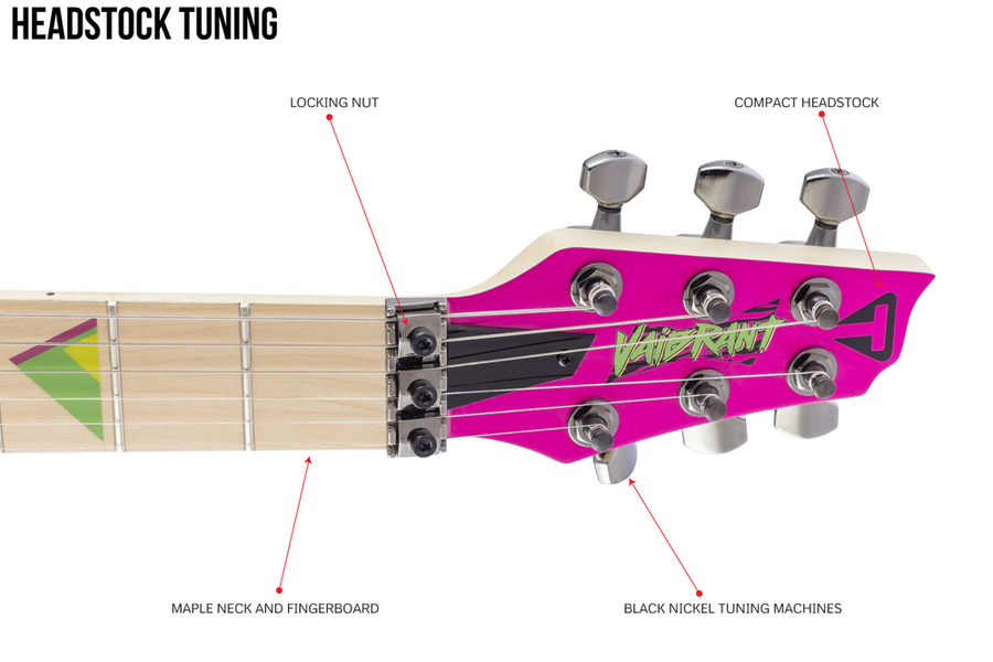 Traveler Guitar Vaibrant 88 Deluxe - Hot Pink