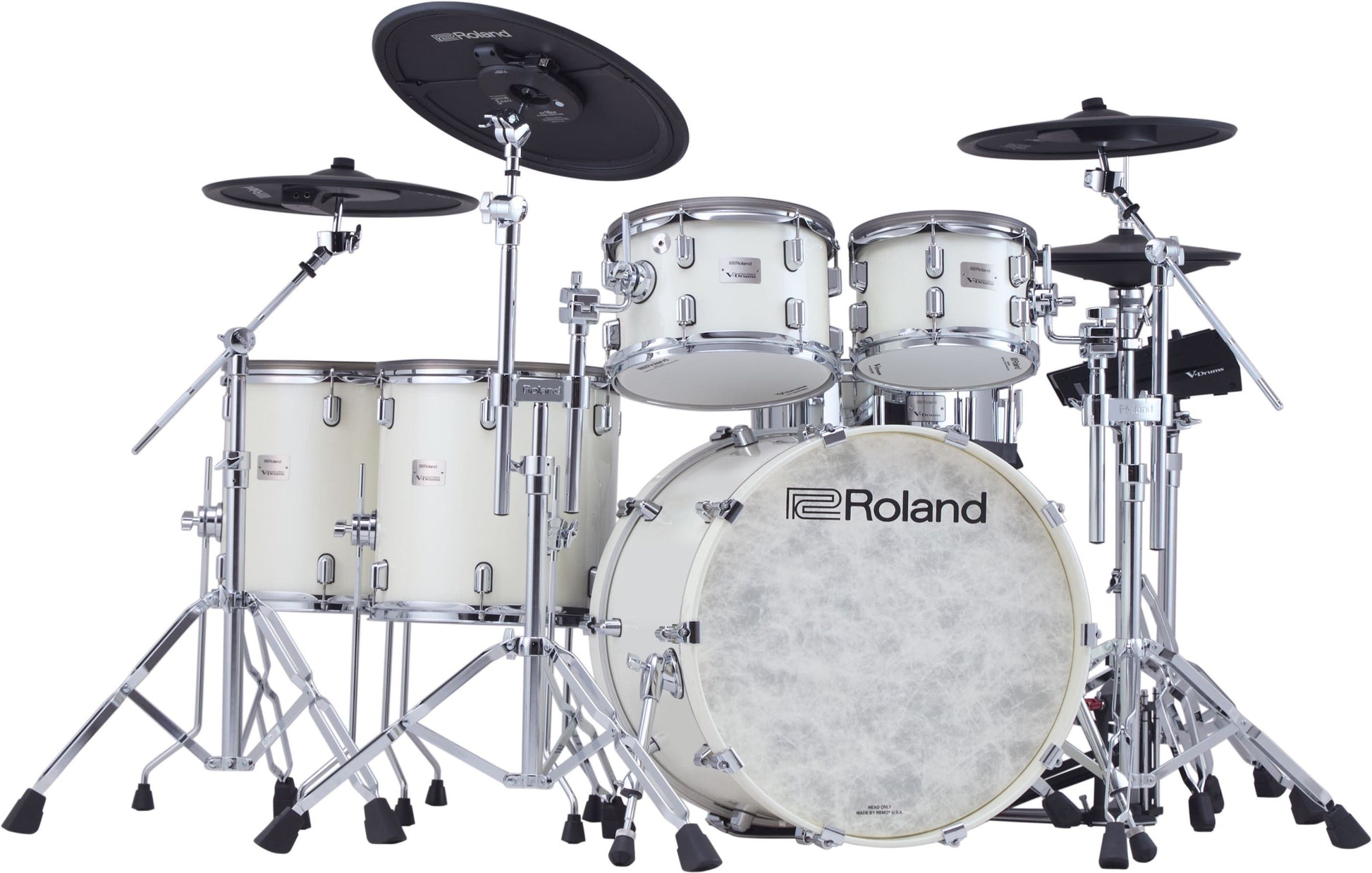Roland VAD716PWS VAD Electronic Drum Kit - Pearl White