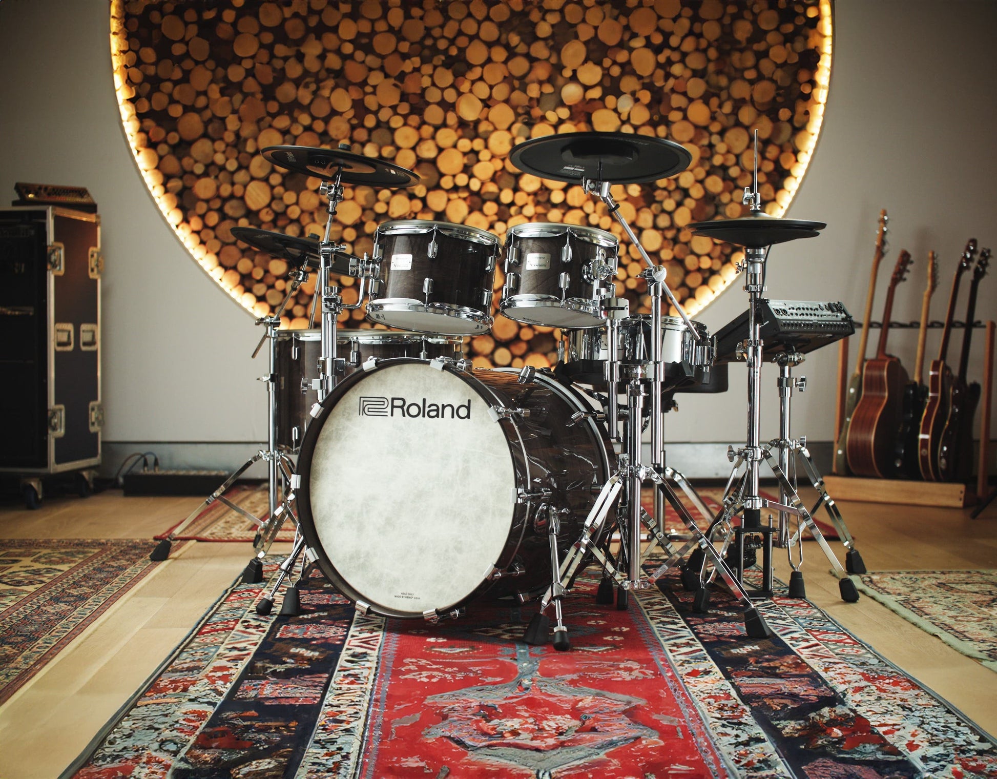 Roland VAD716GES VAD Electronic Drum Kit - Gloss Ebony