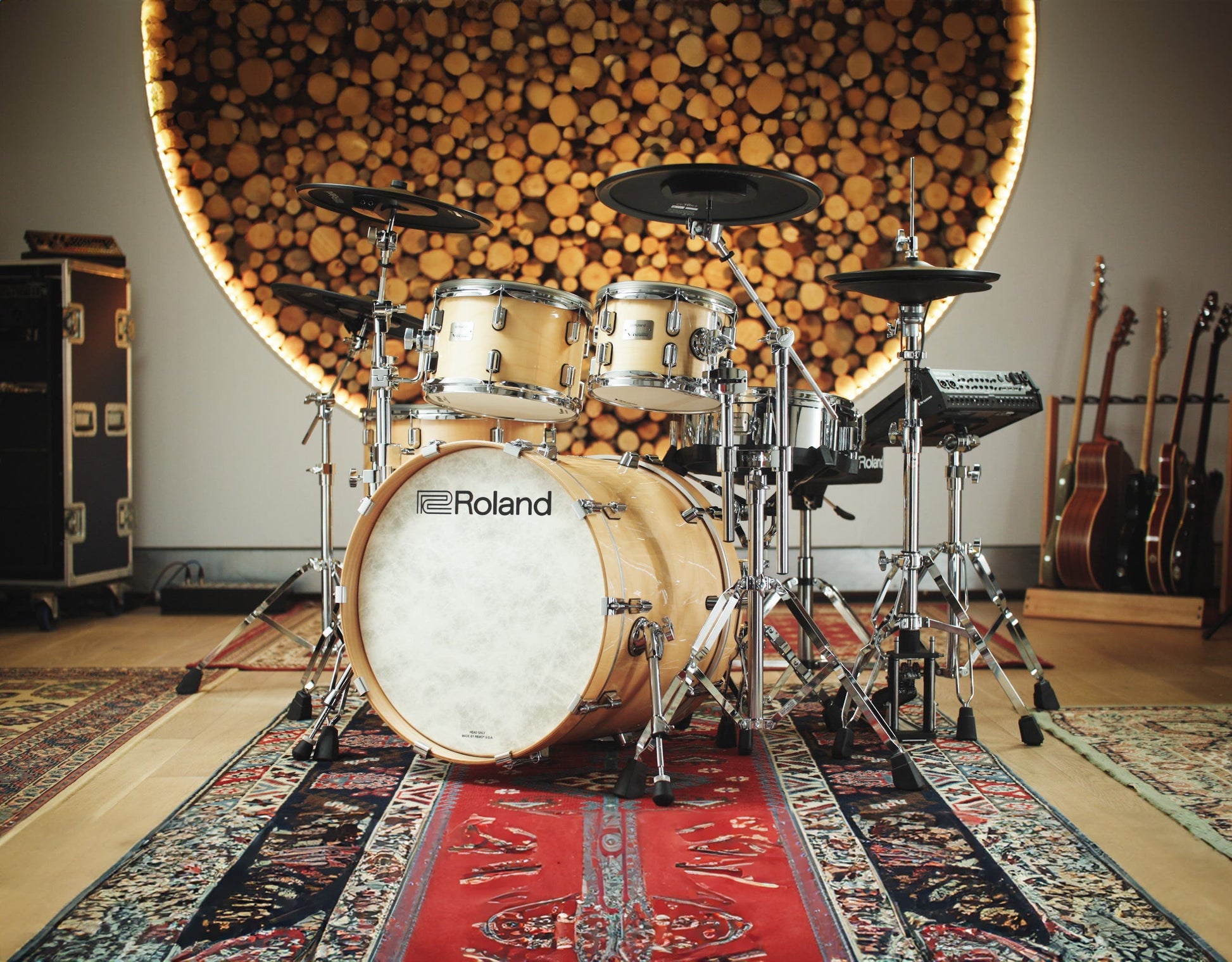 Roland VAD716GNS VAD Electronic Drum Kit - Gloss Natural