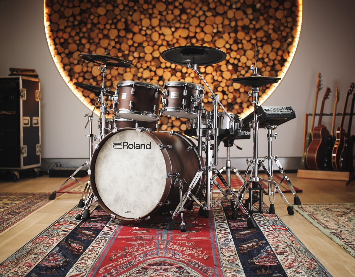 Roland VAD716SWS VAD Electronic Drum Kit - Satin Walnut