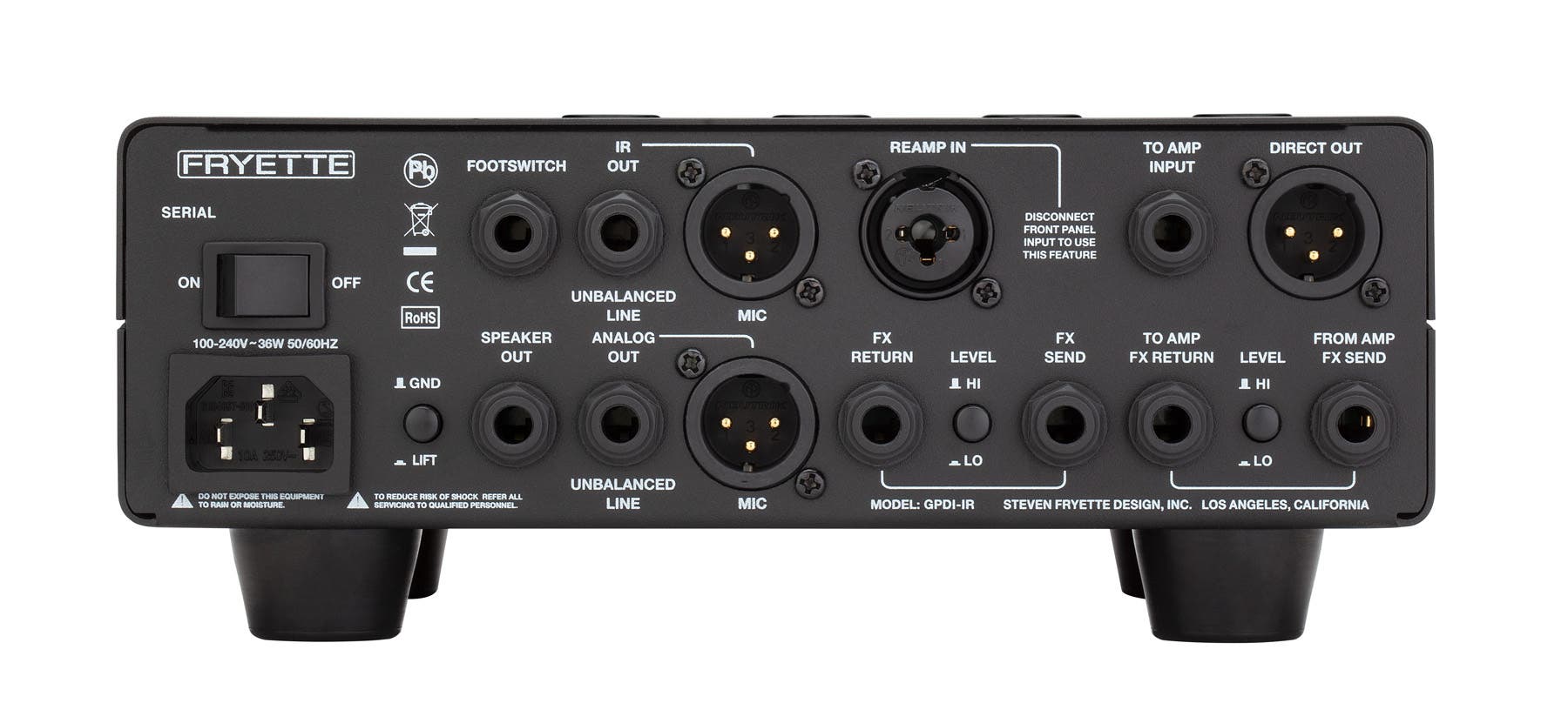 Fryette Valvulator GPDI/IR Direct Recording Amplifier