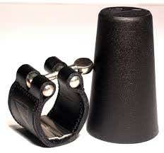 Vandoren Leather Clarinet Ligature w/Plastic Cap
