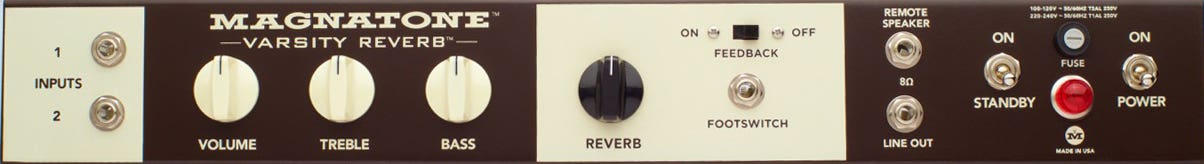 Magnatone Varsity Reverb 1x12 Combo - Brown