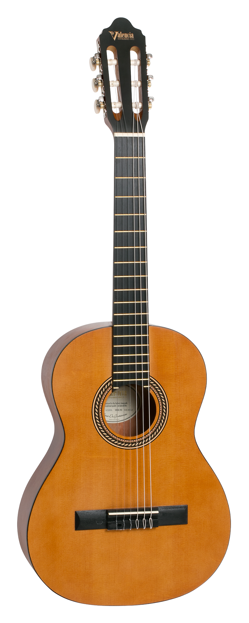 Valencia VC203L 3/4 Classical Guitar - Left Handed
