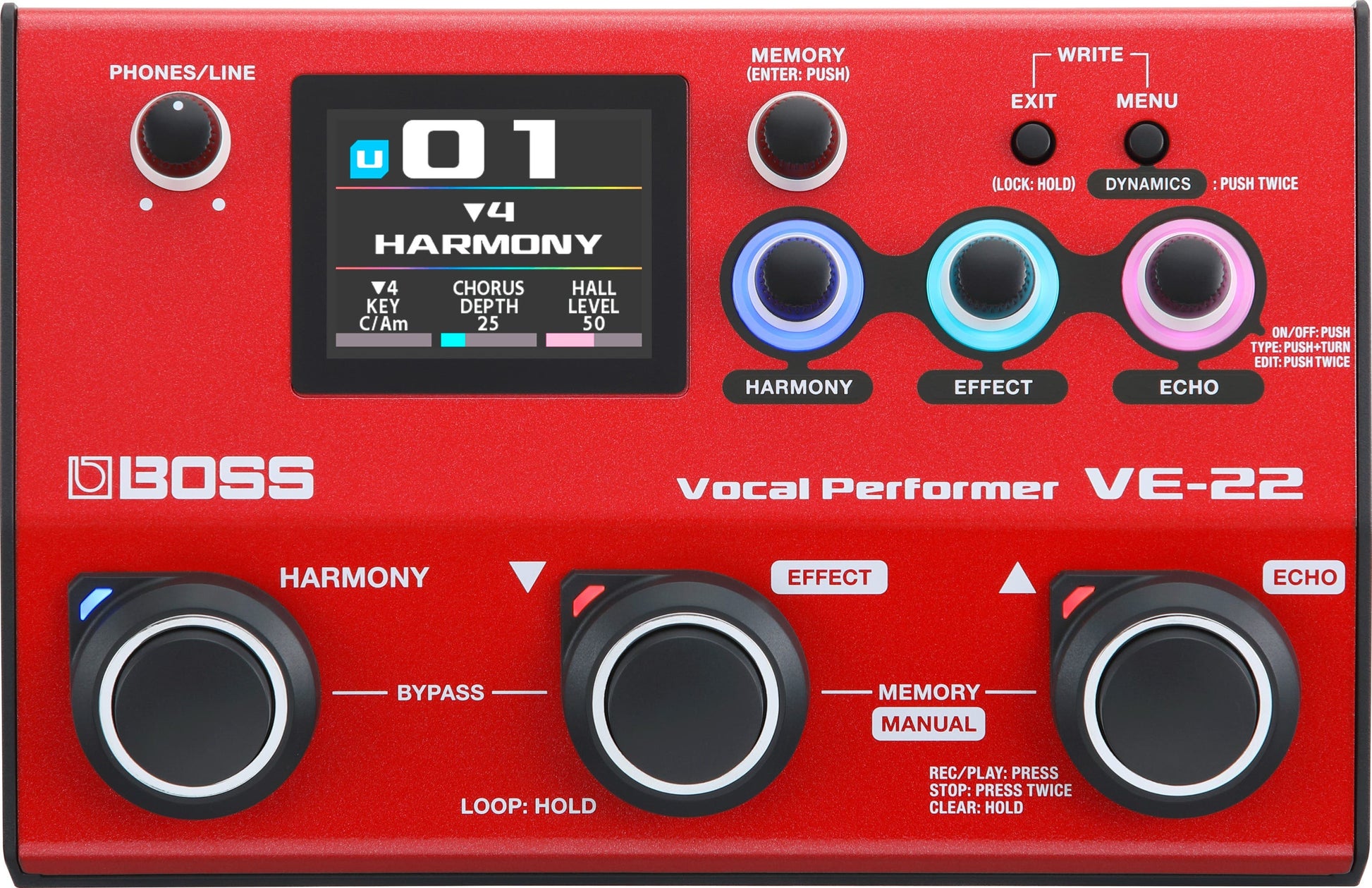 Boss VE-22 Vocal Performer Effects Unit