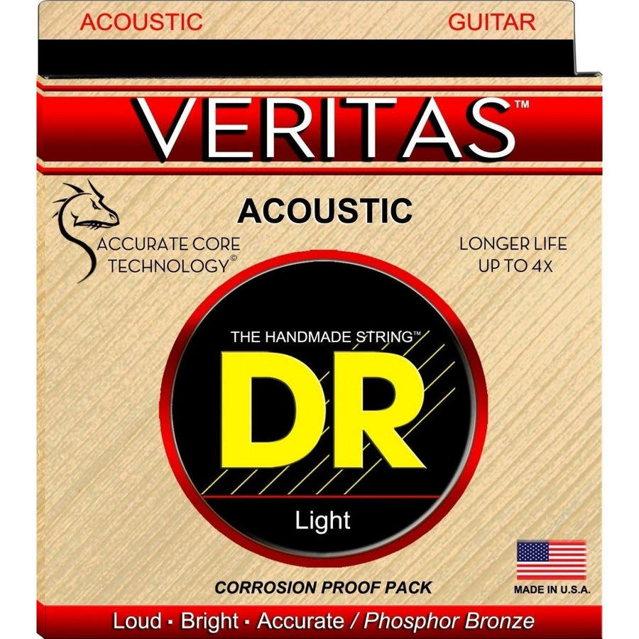 DR Strings 'Veritas' Coated Acoustic Strings - 13-56