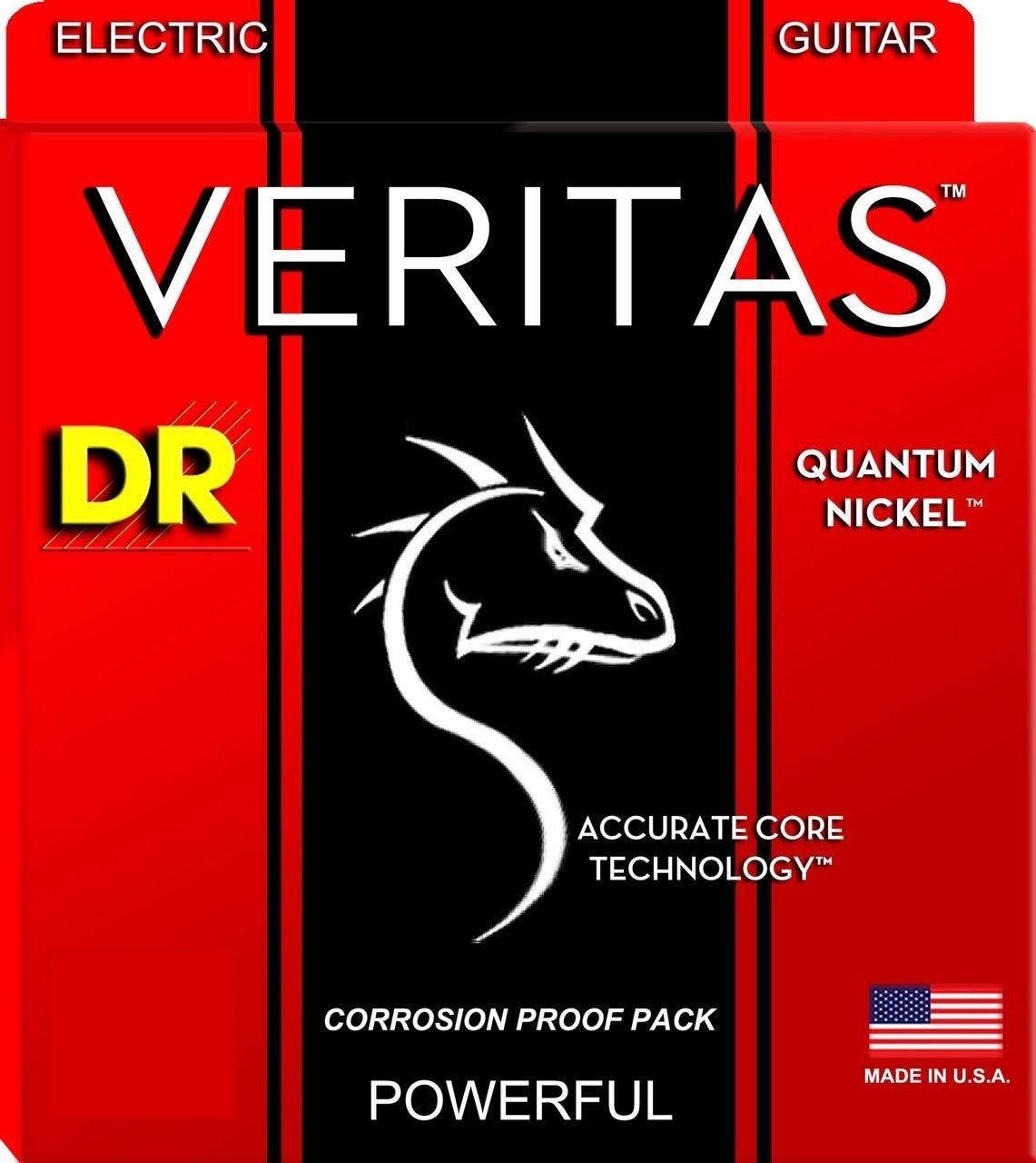 DR Strings 'Veritas' Coated Core Electric Strings - 9-46